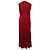 Set top metallico e gonna midi Joseph in viscosa rossa Rosso - vista 3