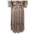 Valentino Garavani Vestido Midi Plisado en Seda Beige Valentino - vista 5