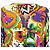 Abito Mini Arricciato Stampato Nilly in Viscosa Multicolore di Ba&Sh - vista 4