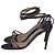 Sandali con tacco Tizzy 100 Pixelated in pelle argentata di Jimmy Choo - vista 4