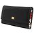 Dolce & Gabbana Black Leather Logo Plaque Trifold Card Holder Wallet - view 3