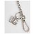 Dolce & Gabbana Collier pour homme en chaîne avec détails en laiton argenté et logo DG - vue 4