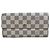 Sarah Louis Vuitton Damier Azur Langbörse Weiß