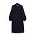 Christian Dior 2017 Vestido Plisado de Lana Marina FR42 Chiuri UK14 US12 Azul marino