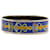 Bracciale in smalto GM Cloisonné di Hermès Argento Blu Multicolore  - vista 1