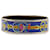 Bracciale in smalto GM Cloisonné di Hermès Argento Blu Multicolore  - vista 3