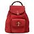 Zaino in Pelle Suede Gucci Bamboo Rosso Oro 003 58 0030 Auth ar13675 D'oro - vista 2