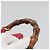 Zaino in Pelle Suede Gucci Bamboo Rosso Oro 003 58 0030 Auth ar13675 D'oro - vista 8