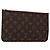 LOUIS VUITTON Monogram Neverfull MM Pouch Accesorio Pouch LV Auth BA4608 Monograma