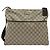 GUCCI GG Supreme Shoulder Bag PVC Beige Silver 141198 Auth 133479 Silvery - view 2