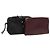Gianni Versace Cartier Clutch Bag aus Leder 2Set Schwarz Bordeaux Auth BA4804