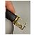 Céline Vintage Celine Paris Ledergürtel schwarz - Ansicht 3