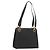 Gancini Schultertasche aus Leder Schwarz Gold Auth 134227 von Salvatore Ferragamo Golden