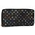 PORTAFOGLIO LUNGO ZIPPY MONOGRAM MULTICOLOR LOUIS VUITTON NERO M60243 LV Auth BA4571
