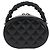 CHANEL Pochette Matelassé in Pelle di Agnello Nera Oro CC Auth 132970M Nero D'oro - vista 2