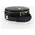 CHANEL Pochette Matelassé in Pelle di Agnello Nera Oro CC Auth 132970M Nero D'oro - vista 6