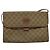 Borsa a Spalla GG Canvas Gucci Marrone Oro 004 49 0195 Auth 133417 D'oro - vista 2