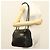 Borsa a spalla con catena Prada in pelle nera e oro Auth yk18939 Nero D'oro - vista 24