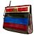 Clutch Colorblock Tory Burch Multicolore - vista 2