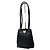 Vintage Courreges Paris Ledertasche schwarz