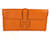 Hermès Jige Arancione Pelle