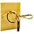 Portachiavi Mini Box Charm Fendi Giallo - vista 5