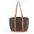 Borsa a spalla classica Babylone in tela Monogram Louis Vuitton M51102 Marrone
