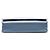 Wallet On Chain Carteira Chanel Blue CC Caviar com corrente - vista 3