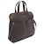 Hermès Halzan 31 in Taurillon Clemence Marrone Marrone scuro - vista 2