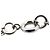 Chanel Silber CC Silberbeschichtete Emaille Herz- und Kleeblatt-Anhänger-Halskette - Ansicht 8