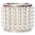 Chanel Silver Silver Plated Wide Pearl Cuff Bracelet Silvery