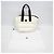 Borsa in nylon da donna Moncler CARADOC Nero Bianco - vista 2