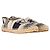 Espadrillas Chanel a punta a righe CC in tela multicolore Marrone Rosso - vista 4