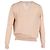 Suéter con volantes Chloé en seda rosa pastel - vista 3