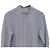 Camicia a bottoni Easy Fit Brunello Cucinelli in lino grigio e bianco - vista 2