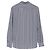 Camicia a bottoni Easy Fit Brunello Cucinelli in lino grigio e bianco - vista 3