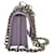 Sac Pinko Love One Mini C - Cuir lilas avec chaîne et boucle en forme d'oiseau Violet  - vue 3
