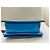 Borsa Chanel Boy blu in pelle verniciata - vista 2