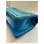 Borsa Chanel Boy blu in pelle verniciata - vista 5
