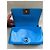 Borsa Chanel Boy blu in pelle verniciata - vista 7