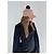 Cappello in canapa beige Eugenia Kim con pompon nero - vista 2