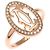 Anello Doppio C Donna Cartier #50 in Oro Rosa D'oro