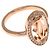 Anello Doppio C Donna Cartier #50 in Oro Rosa D'oro - vista 2