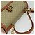 Céline Borsa a mano in tela Macadam CELINE PVC 2in1 Beige Oro Auth 136202 D'oro - vista 6