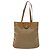 Céline CELINE Macadam Canvas Tote Bag PVC Beige Gold Auth 136444 Golden - Ansicht 13