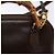 Borsa a Spalla in Pelle Gucci Bamboo 2way Marrone Oro 007 2032 0281 Auth mr1478 D'oro - vista 19