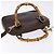 Borsa a Spalla in Pelle Gucci Bamboo 2way Marrone Oro 007 2032 0281 Auth mr1478 D'oro - vista 6