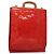 LOUIS VUITTON Borsa Tote Stanton Monogram Vernis Rossa M91078 LV Auth BA4291 Rosso