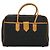 Borsa Boston in pelle PVC nera Auth am8817 di SAINT LAURENT Nero - vista 13