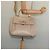 Borsa a mano Vala in pelle 2 in 1 beige e oro Auth BA4303 di Salvatore Ferragamo - vista 26